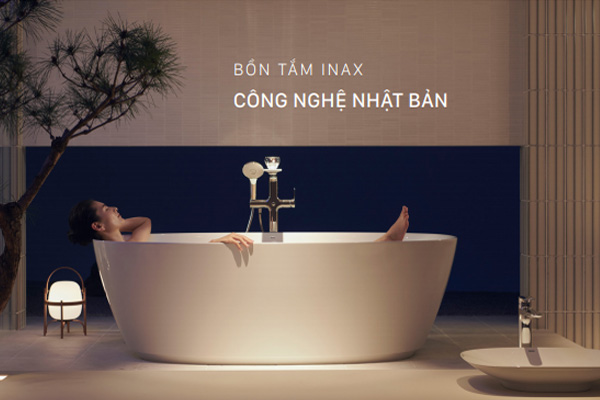 Trải nghiệm massage tuyệt vời với bồn tắm Inax 