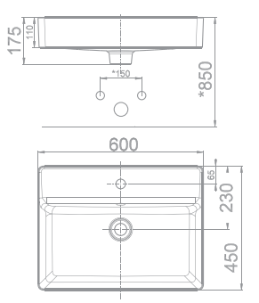 Bản vẽ kích thước chậu lavabo American Standard WP F420