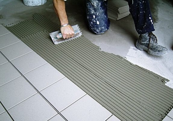 Mặt Bằng Thi Công Keo Dán