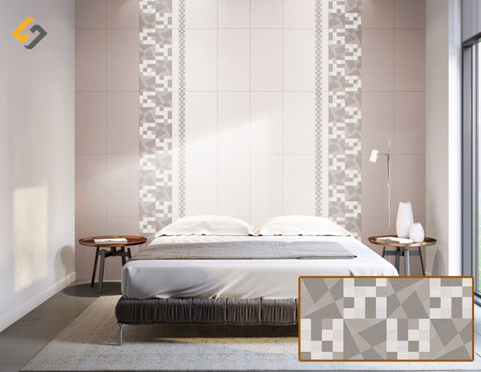 Phòng ngủ pha thêm chút điểm nhấn cho bức tường tạo nên sự hoa mỹ và cá tính