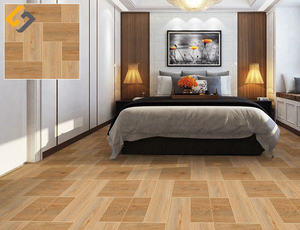 Mẫu gạch với gam màu tạo sự nhẹ nhàng, gần gũi