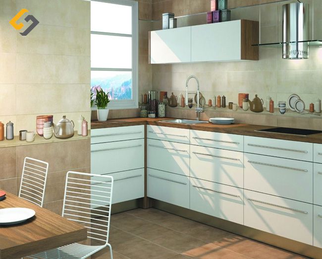 Không quá cầu kỳ, giản dị tạo nên không gian ấm cúng cho căn phòng bếp
