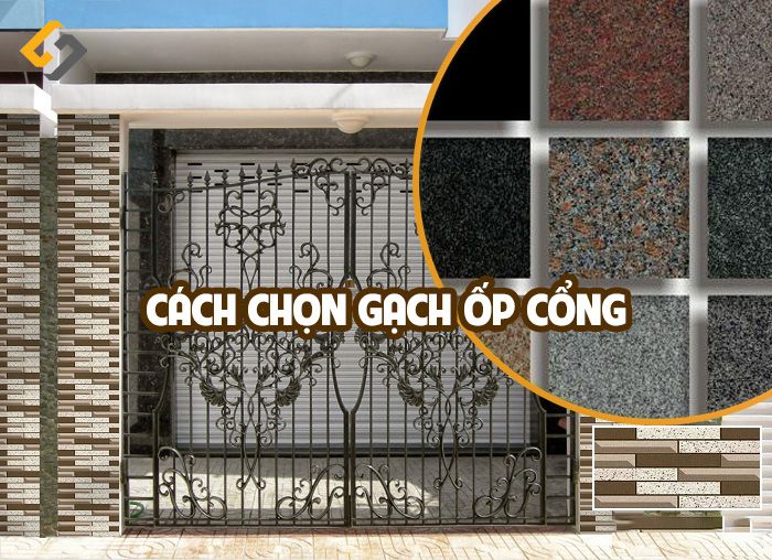 Gạch ốp cổng – cách tạo điểm nhấn độc đáo cho kiến trúc ngôi nhà