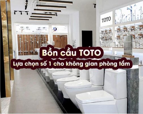 Bồn cầu TOTO - lựa chọn số 1 cho không gian phòng tắm hiện đại