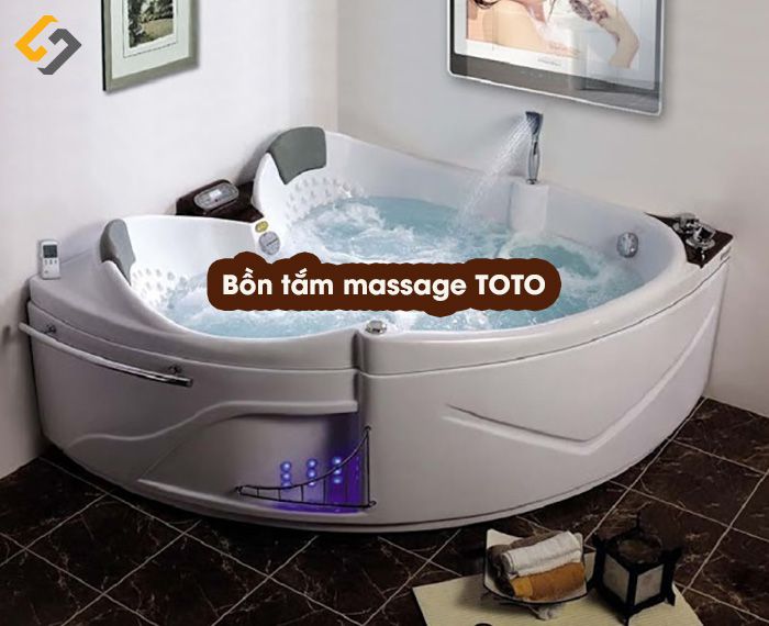 Bồn tắm massage TOTO hiện đại