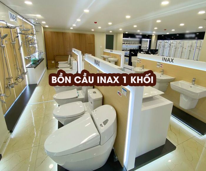 Bồn cầu Inax 1 khối đẹp sự lựa chọn tối ưu cho không gian nhà tắm