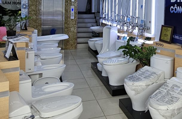 Showroom thiết bị vệ sinh Lâm Hùng Hà Đông